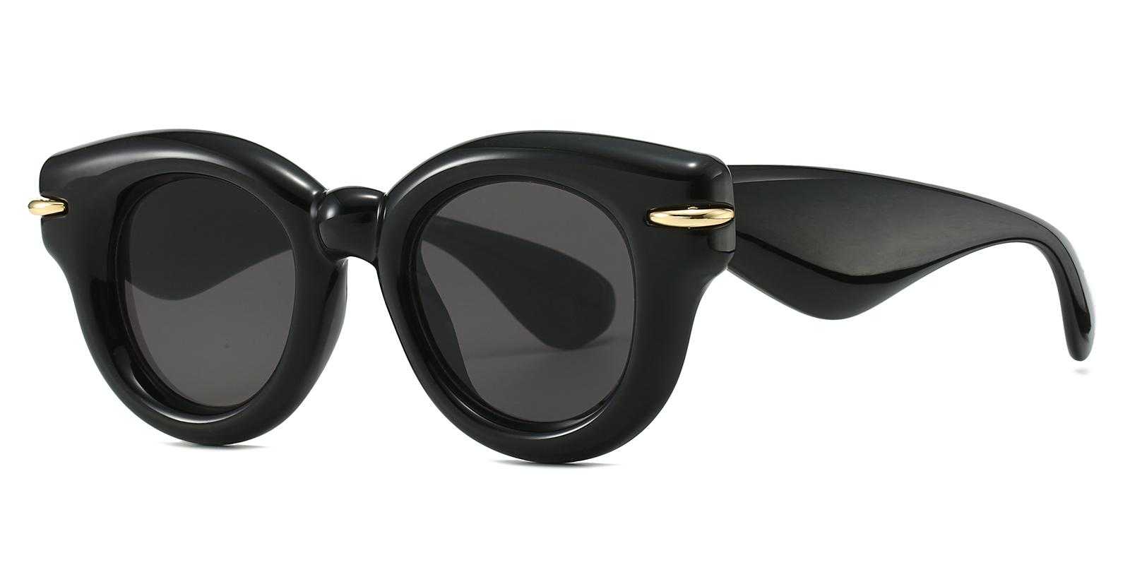 Benitez Black Plastic Sunglasses , UniversalBridgeFit Frames from ABBE Glasses