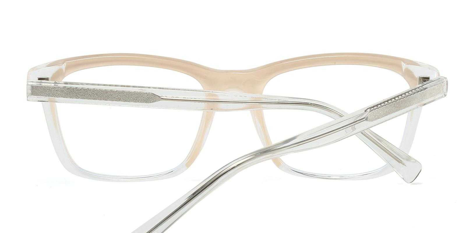 Skyler Fclear Plastic Eyeglasses , UniversalBridgeFit Frames from ABBE Glasses