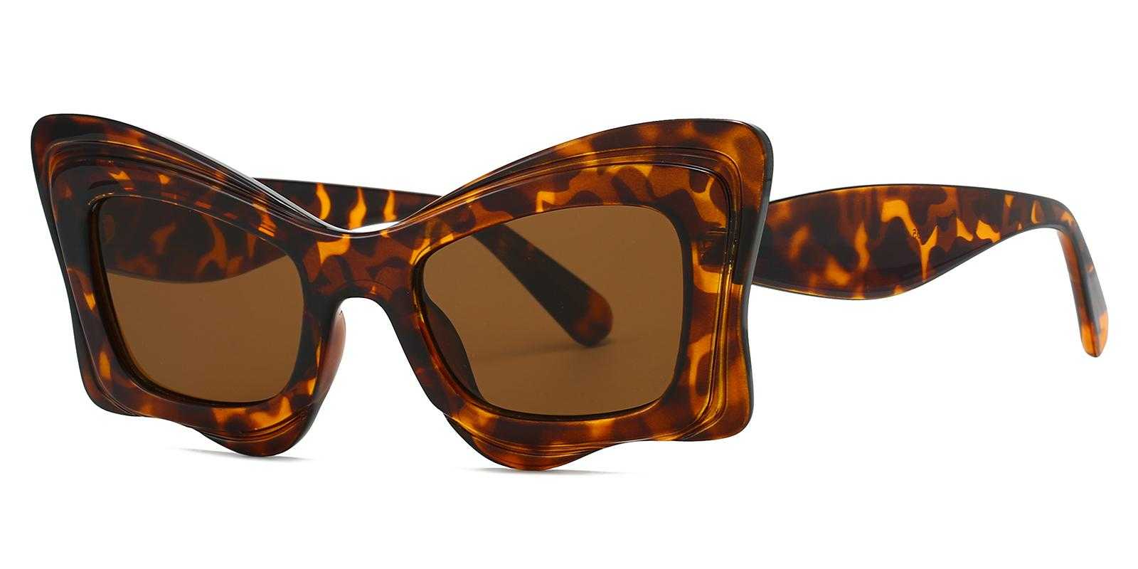 Malcolm Tortoise Plastic Sunglasses , UniversalBridgeFit Frames from ABBE Glasses