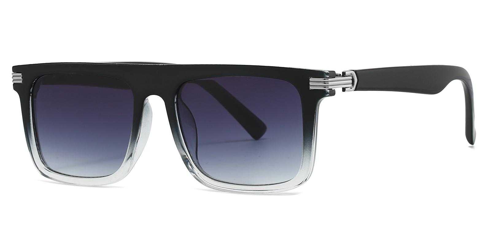 Devon Black Plastic Sunglasses , UniversalBridgeFit Frames from ABBE Glasses