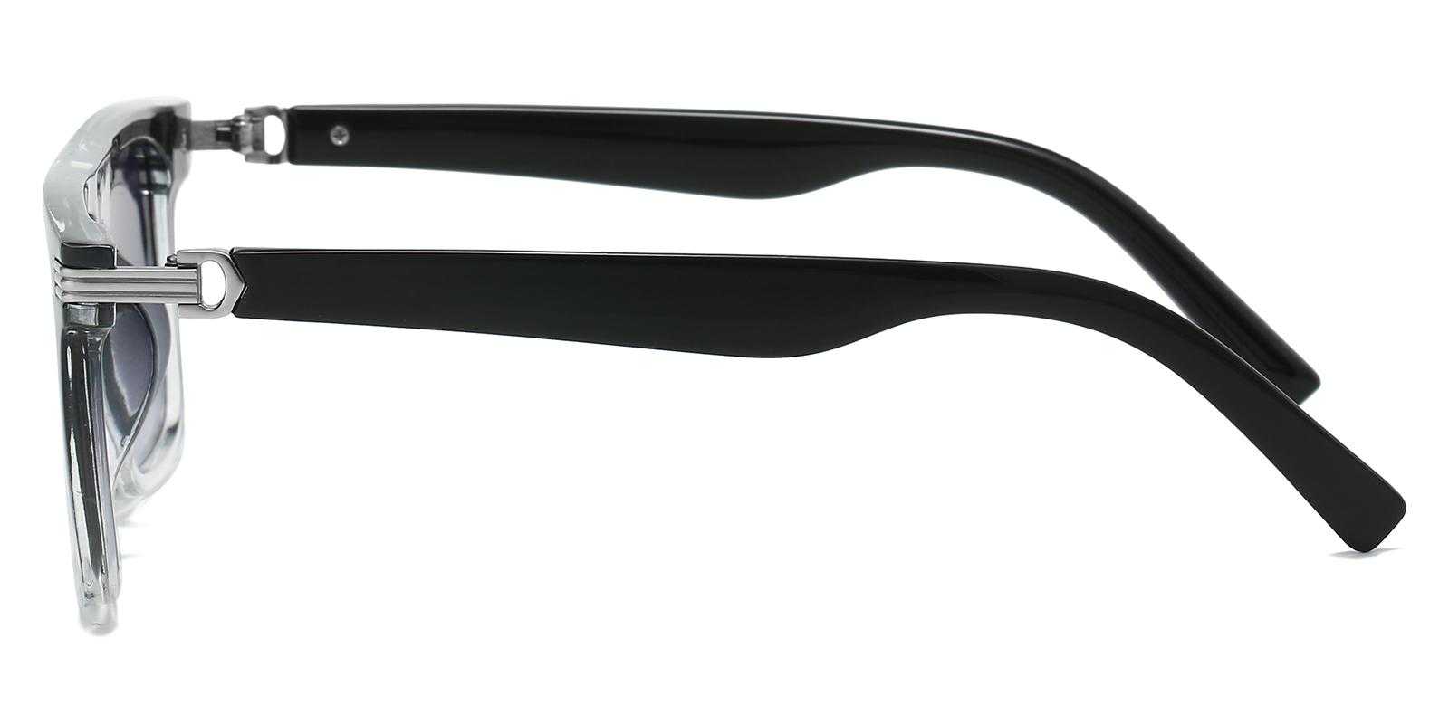 Devon Black Plastic Sunglasses , UniversalBridgeFit Frames from ABBE Glasses