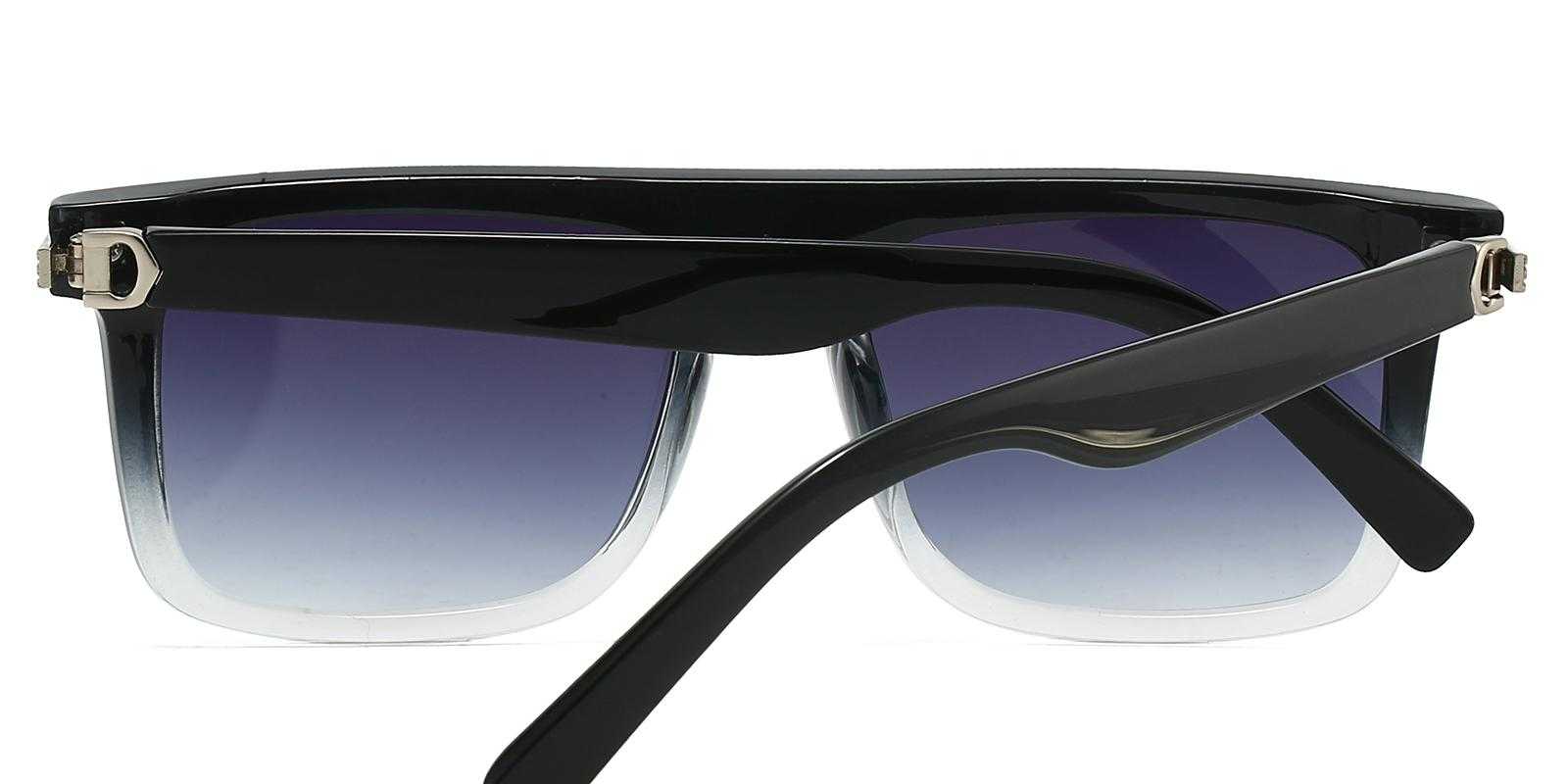 Devon Black Plastic Sunglasses , UniversalBridgeFit Frames from ABBE Glasses