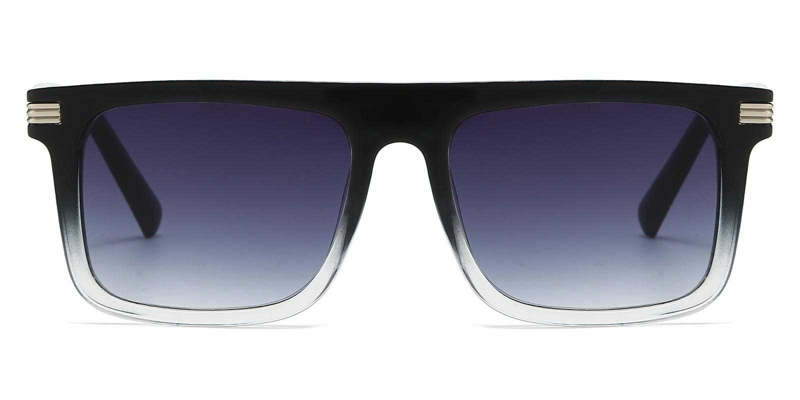 Devon Black Plastic Sunglasses , UniversalBridgeFit Frames from ABBE Glasses