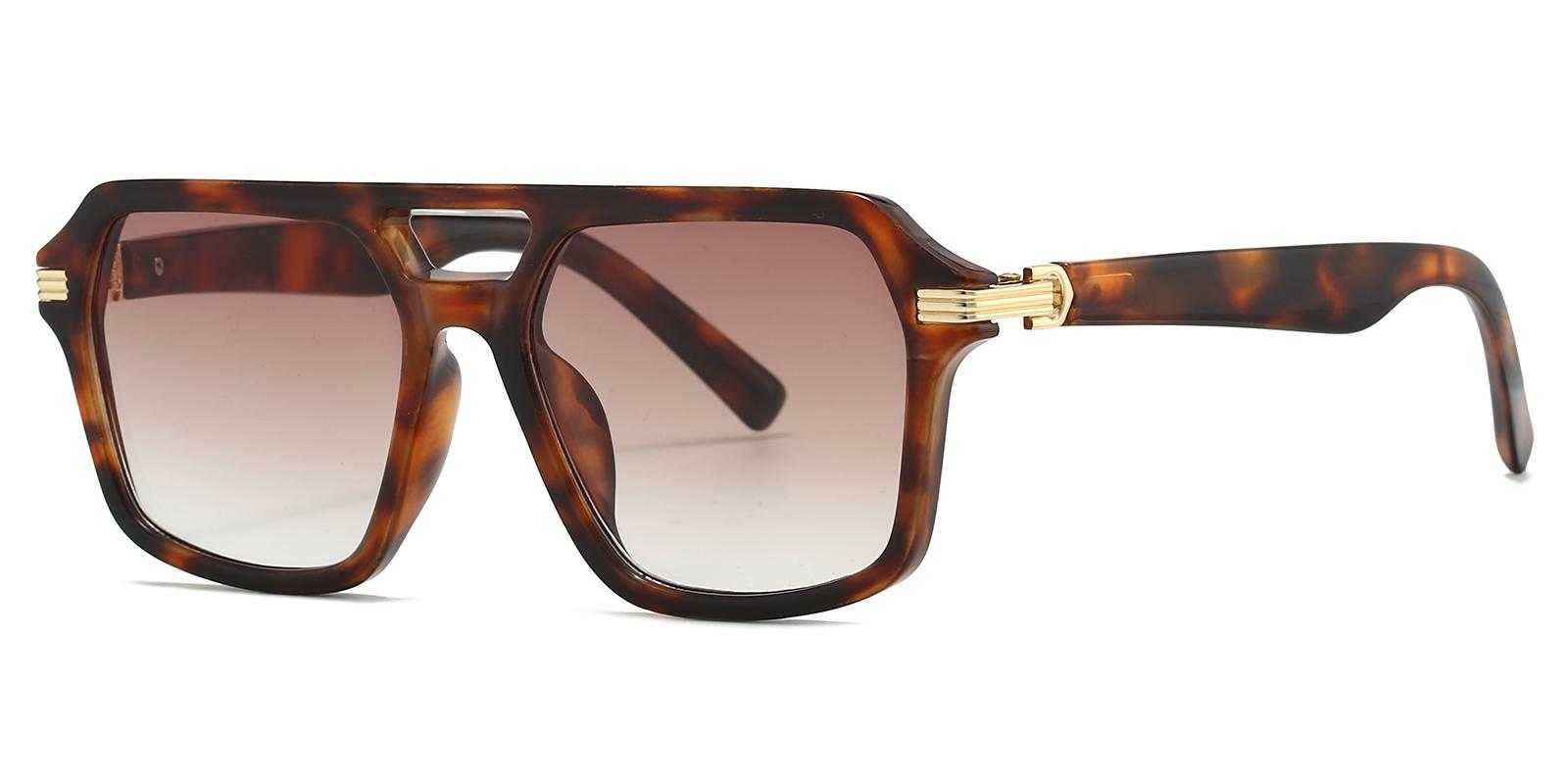 Fidelia Tortoise Plastic Sunglasses , UniversalBridgeFit Frames from ABBE Glasses