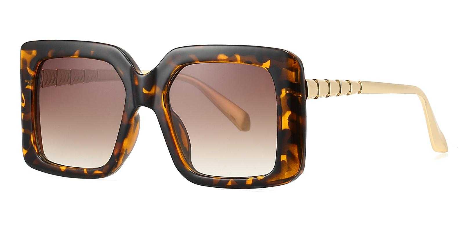 Roshavia Tortoise Plastic Sunglasses , UniversalBridgeFit Frames from ABBE Glasses