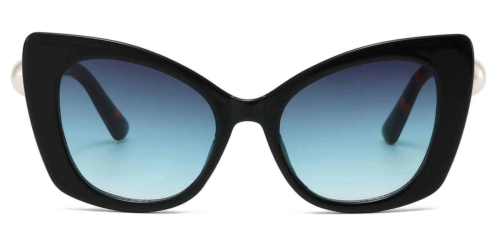 Alfred Black Plastic Sunglasses , UniversalBridgeFit Frames from ABBE Glasses