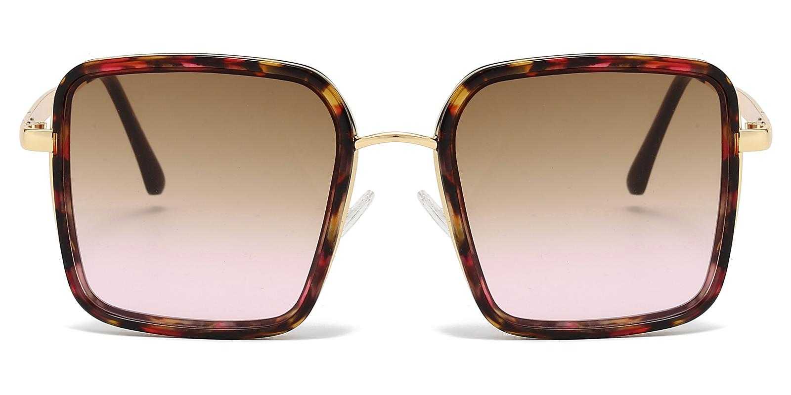 Bray Pink Metal Sunglasses , NosePads Frames from ABBE Glasses