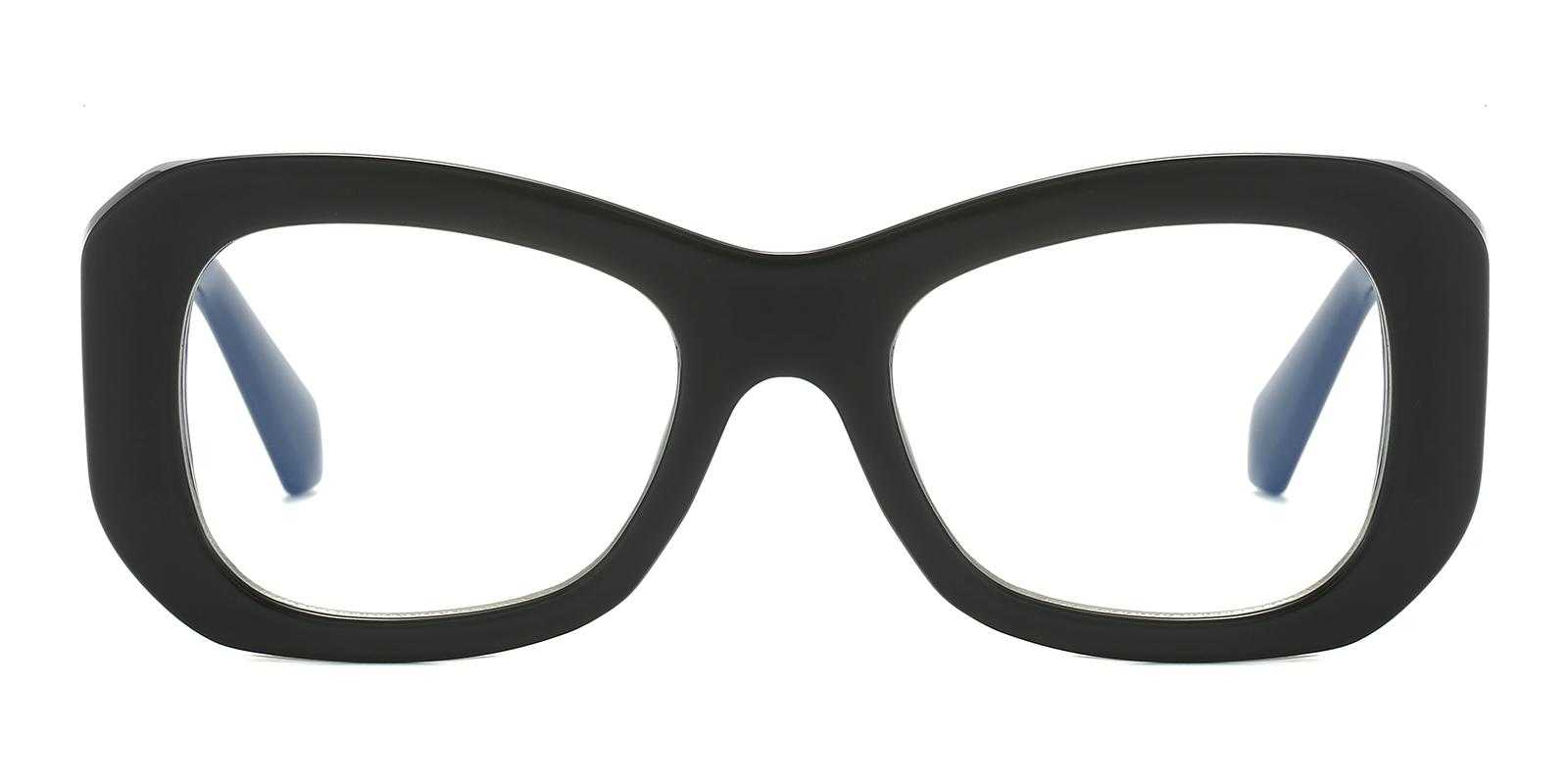 Knoxville Black Plastic Sunglasses , UniversalBridgeFit Frames from ABBE Glasses