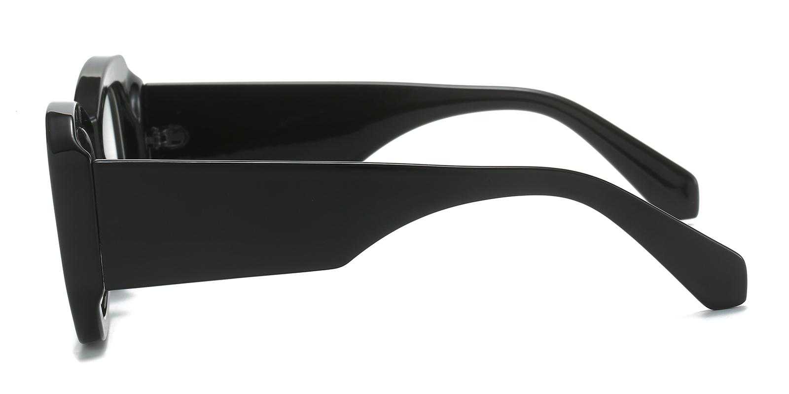 Knoxville Black Plastic Sunglasses , UniversalBridgeFit Frames from ABBE Glasses
