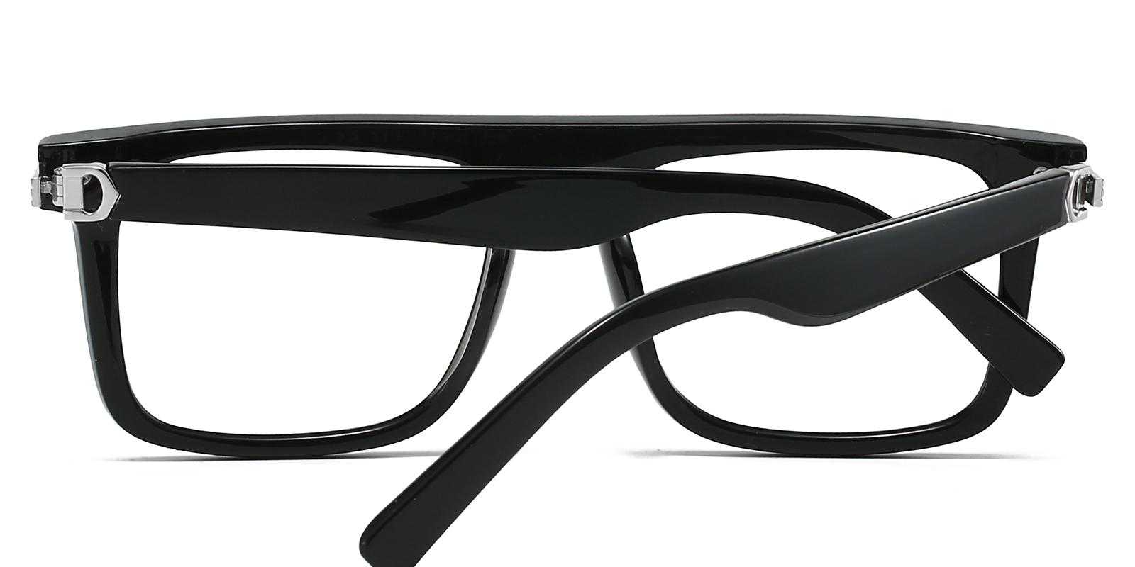 Kayla Black Plastic Eyeglasses , UniversalBridgeFit Frames from ABBE Glasses