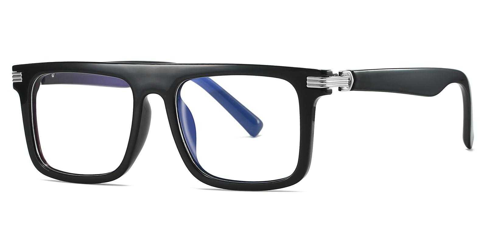 Kayla Black Plastic Eyeglasses , UniversalBridgeFit Frames from ABBE Glasses