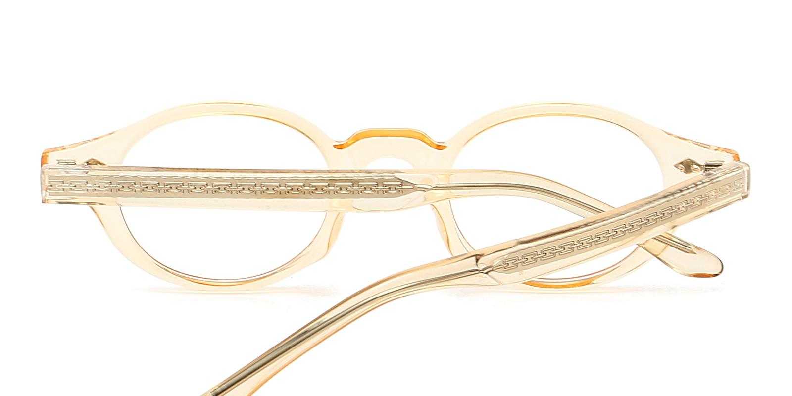 Acadia Yellow TR Eyeglasses , UniversalBridgeFit Frames from ABBE Glasses