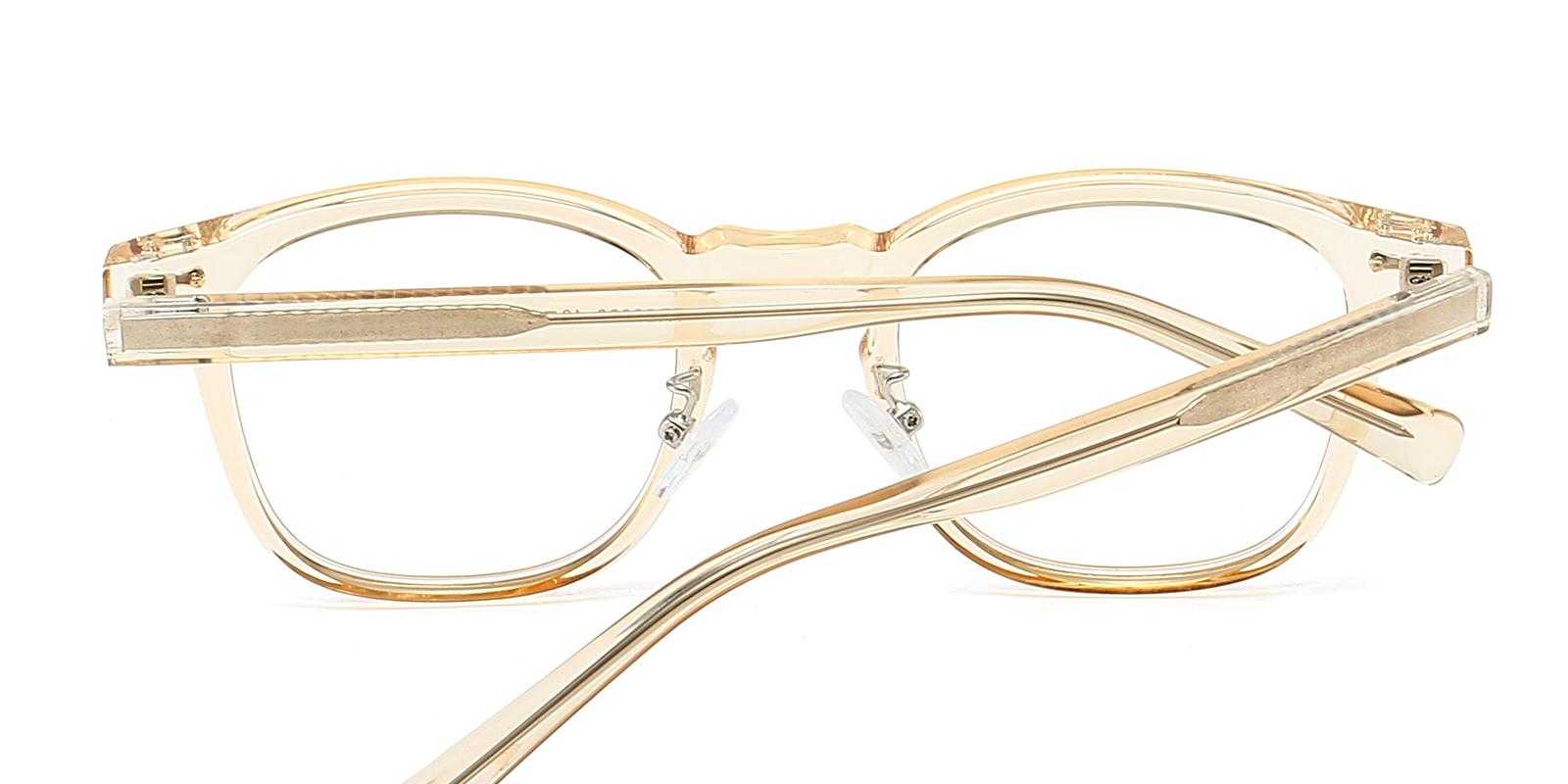 Charles Yellow TR Eyeglasses , NosePads Frames from ABBE Glasses