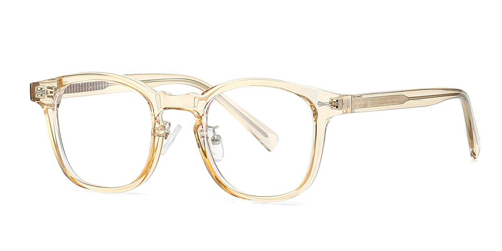 Charles Yellow TR Eyeglasses , NosePads Frames from ABBE Glasses