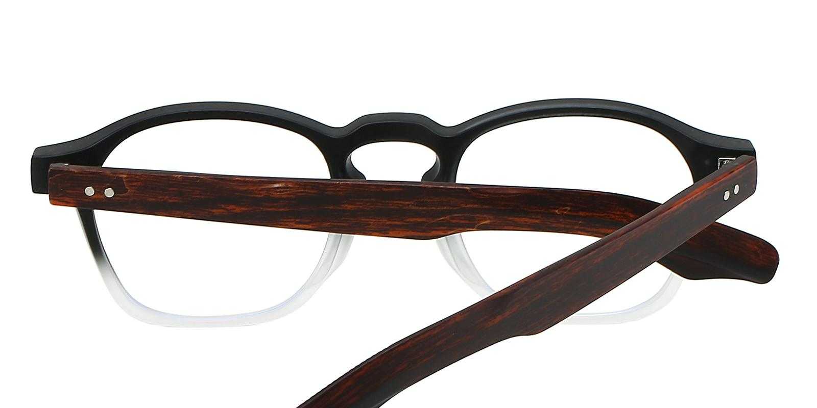 Harold Matte-black TR Eyeglasses , UniversalBridgeFit Frames from ABBE Glasses