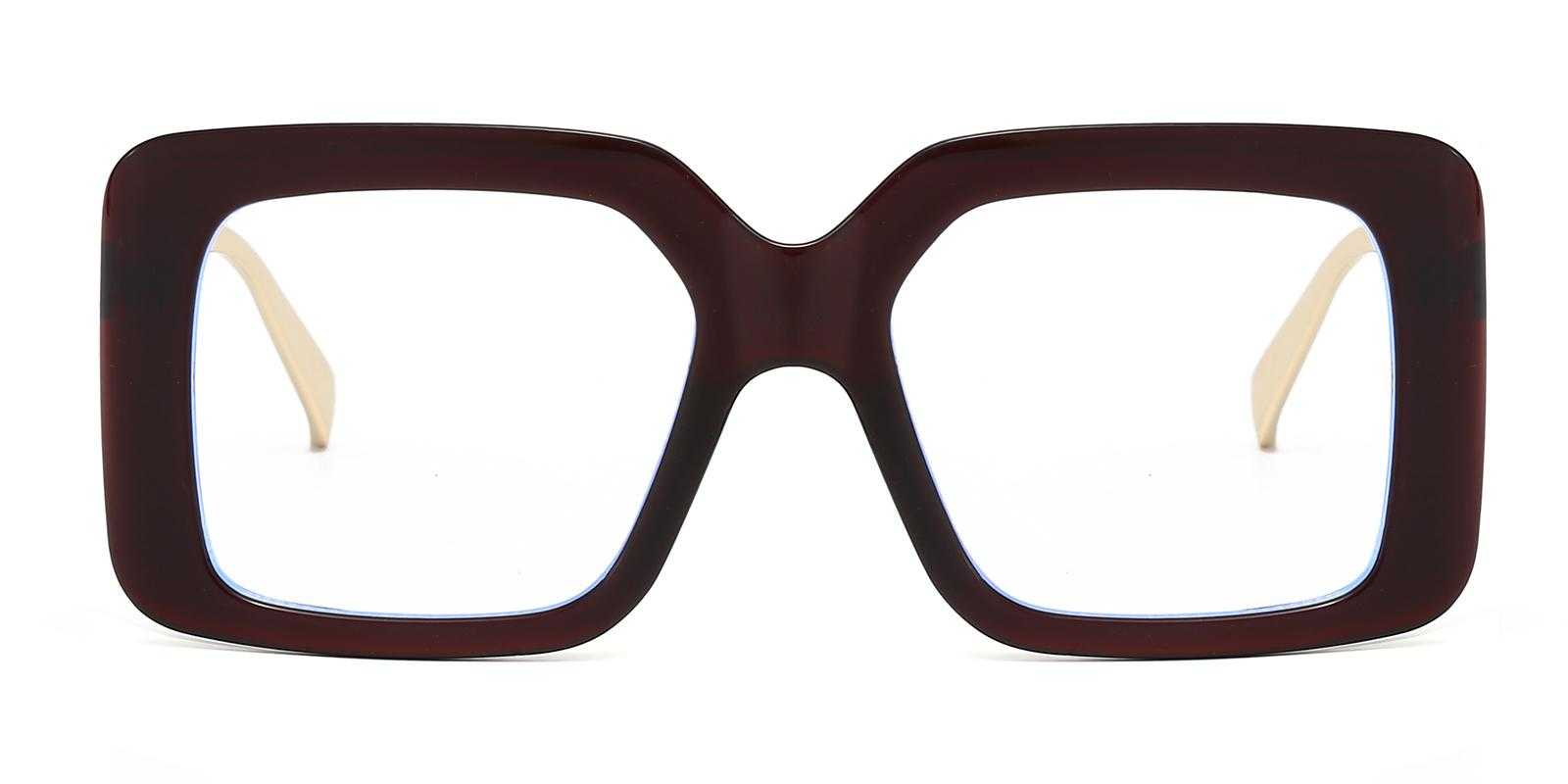 Aurek Red Plastic Eyeglasses , UniversalBridgeFit Frames from ABBE Glasses
