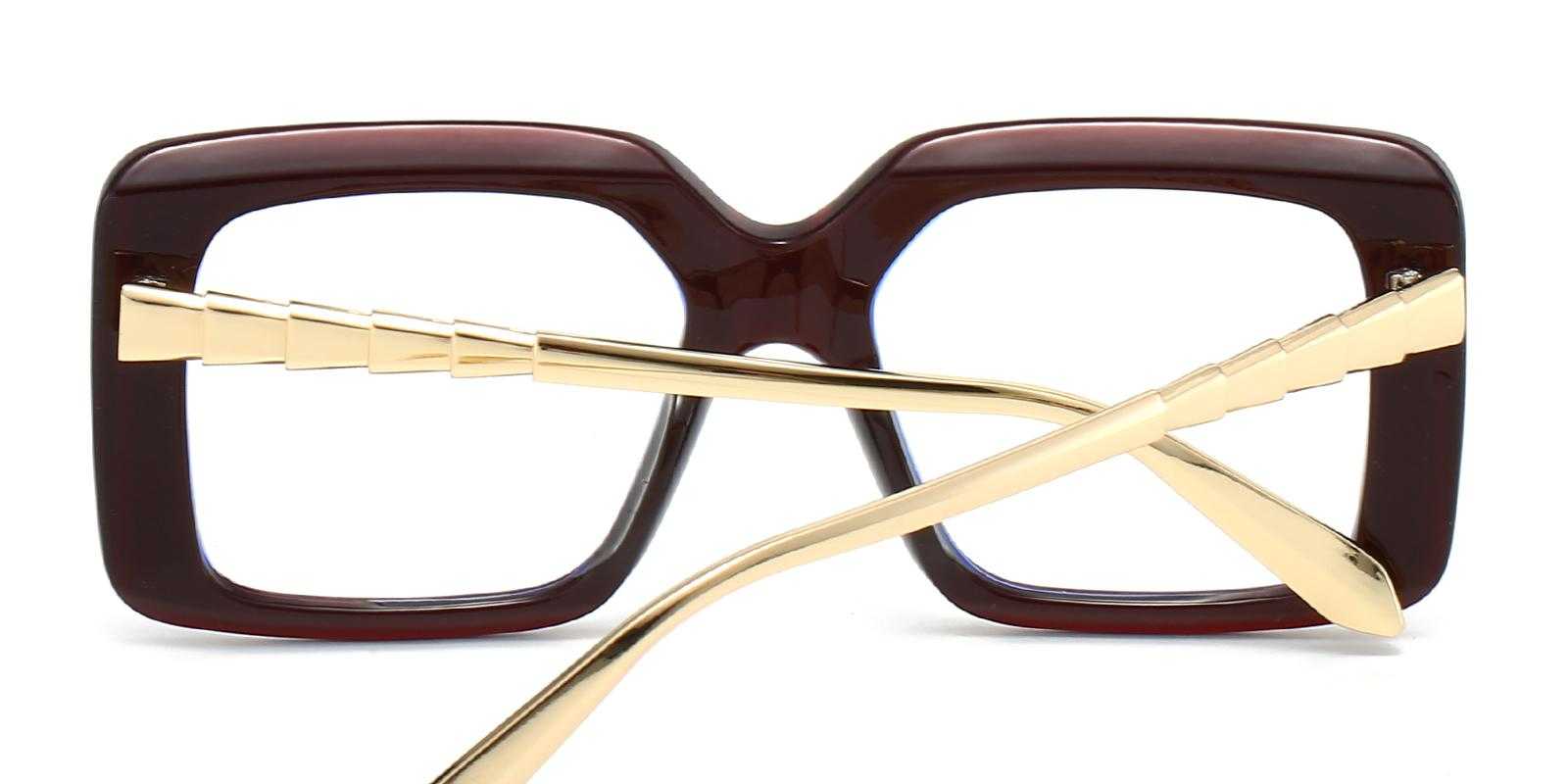 Aurek Red Plastic Eyeglasses , UniversalBridgeFit Frames from ABBE Glasses