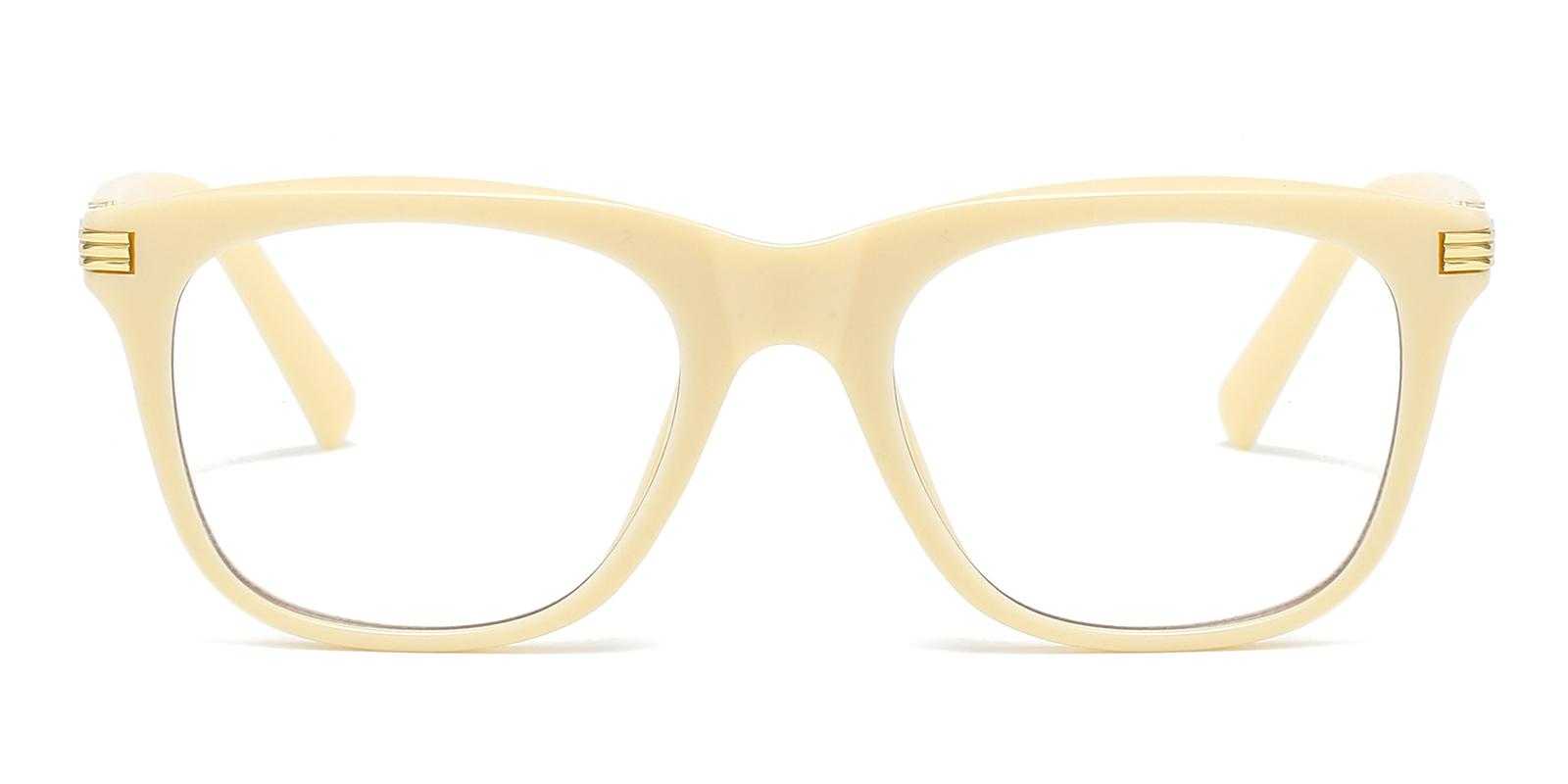 Asheville Yellow Plastic Eyeglasses , UniversalBridgeFit Frames from ABBE Glasses