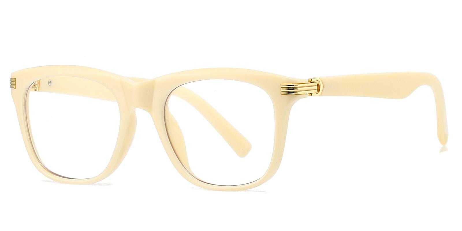 Asheville Yellow Plastic Eyeglasses , UniversalBridgeFit Frames from ABBE Glasses