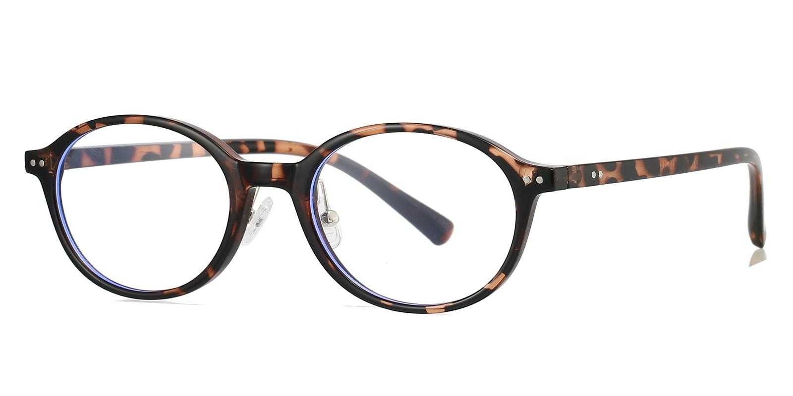 Marjporie Leopard TR Eyeglasses , NosePads Frames from ABBE Glasses