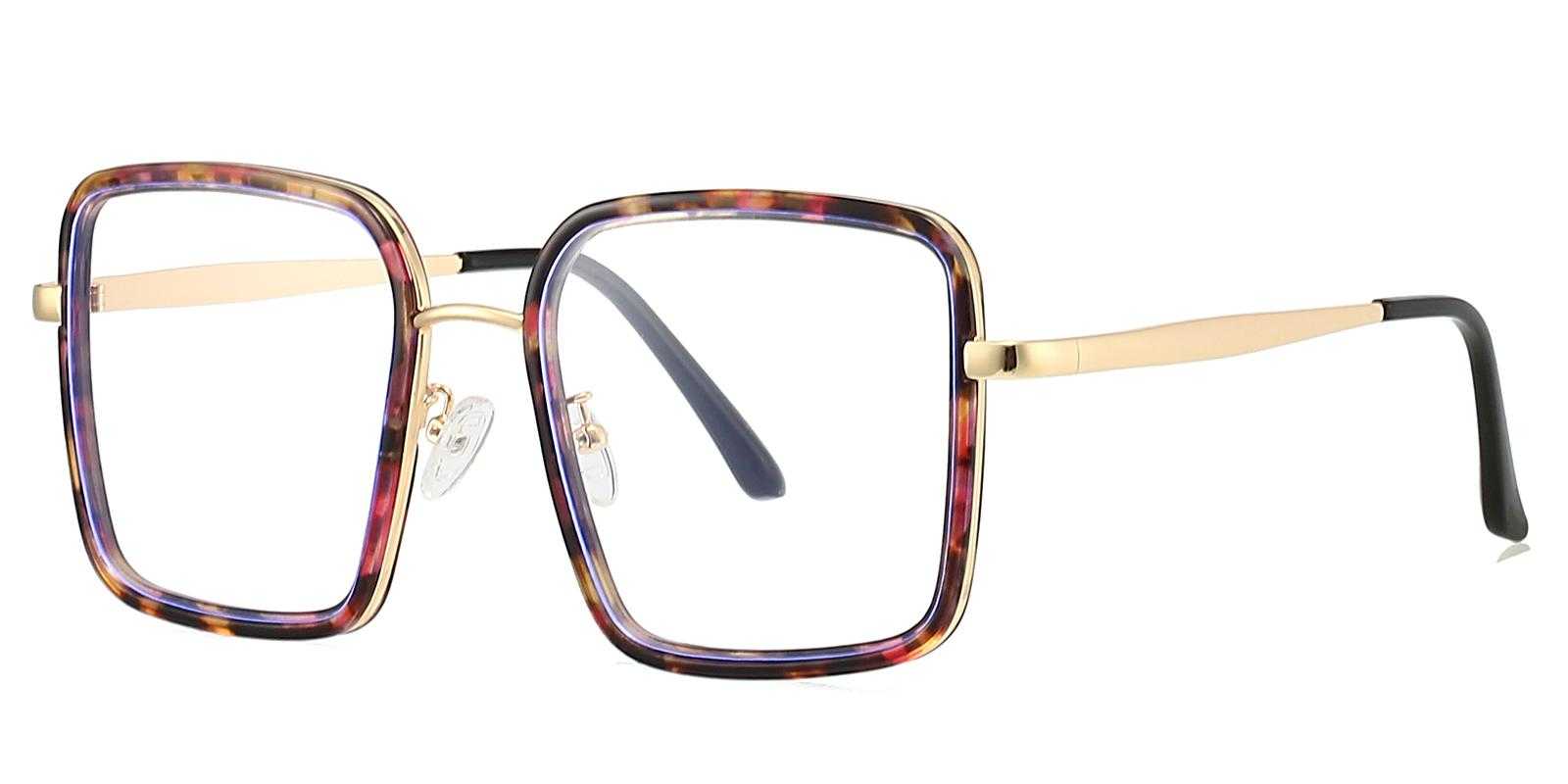 Ellen Pink Metal Eyeglasses , NosePads Frames from ABBE Glasses