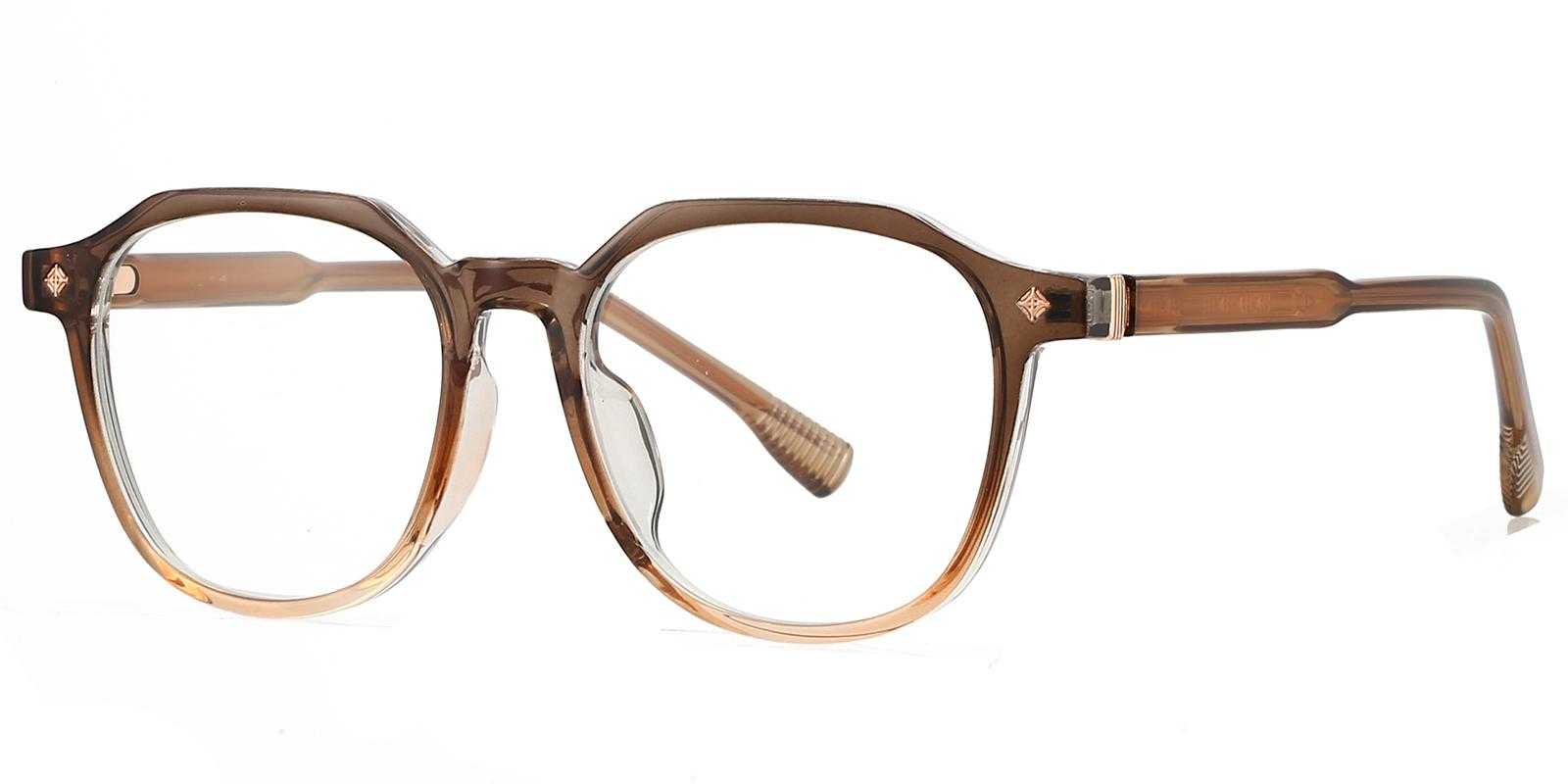 Racine Brown TR Eyeglasses , UniversalBridgeFit Frames from ABBE Glasses