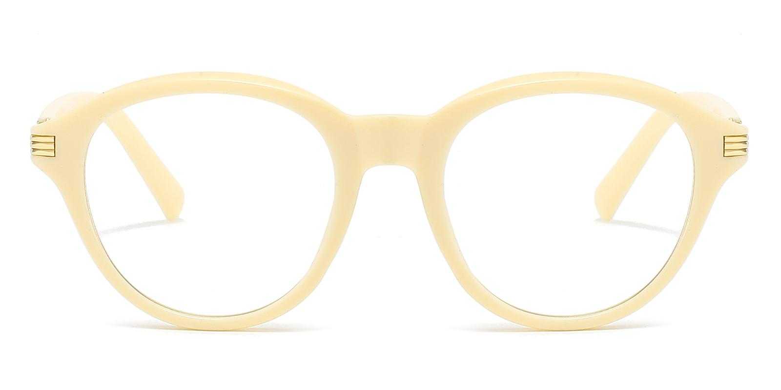 Kent Yellow Plastic Eyeglasses , UniversalBridgeFit Frames from ABBE Glasses