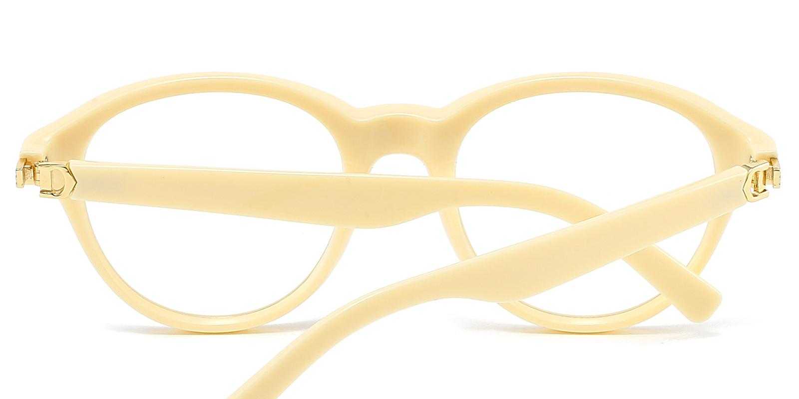 Kent Yellow Plastic Eyeglasses , UniversalBridgeFit Frames from ABBE Glasses