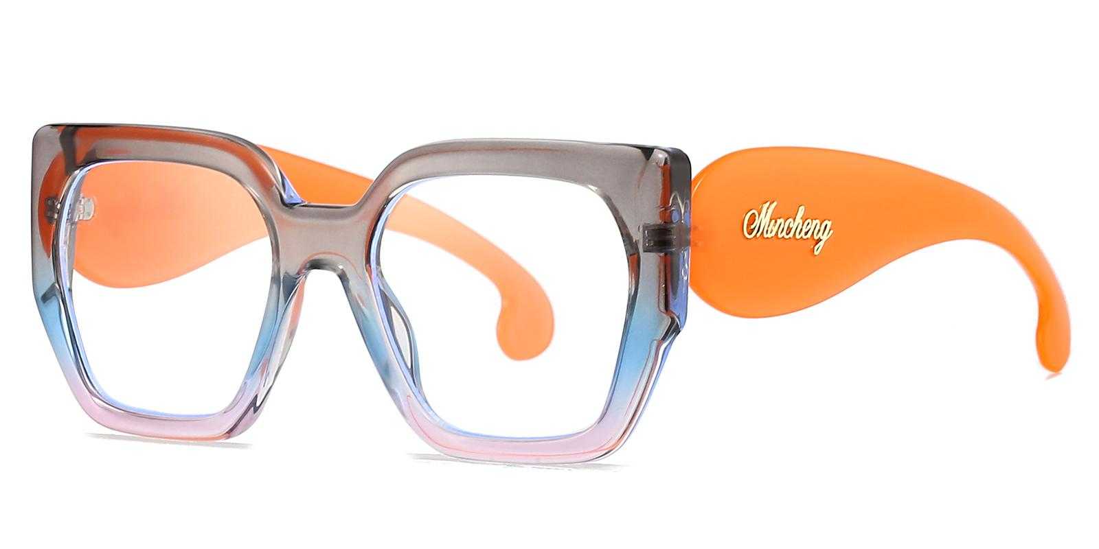 Myra Gray Plastic Eyeglasses , UniversalBridgeFit Frames from ABBE Glasses