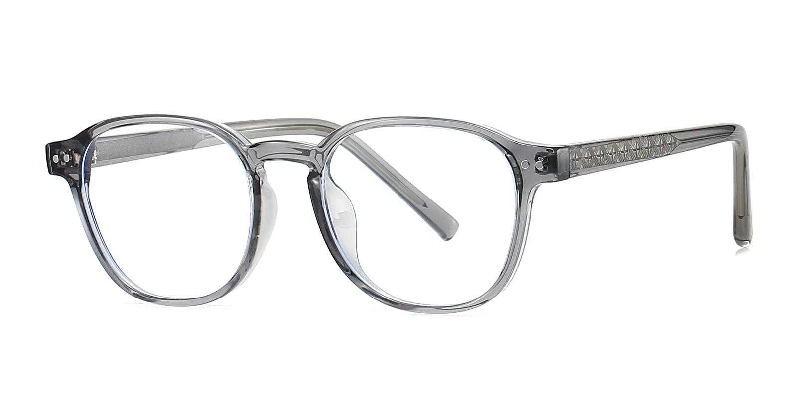 Beaumont Gray TR Eyeglasses , UniversalBridgeFit Frames from ABBE Glasses