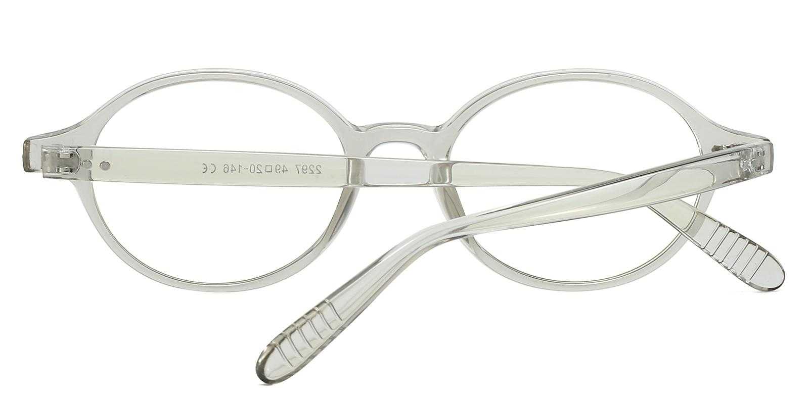 Hiram Gray Acetate Eyeglasses , UniversalBridgeFit Frames from ABBE Glasses