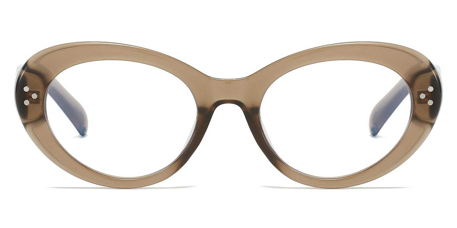 Gill Brown Plastic Eyeglasses , UniversalBridgeFit Frames from ABBE Glasses