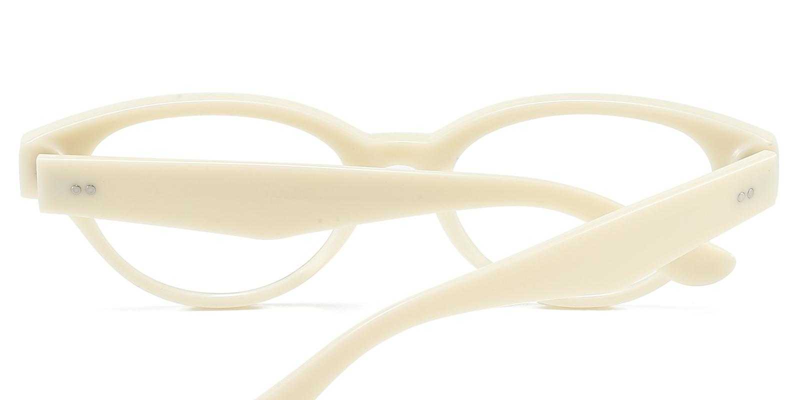 Niagara White Plastic Eyeglasses , UniversalBridgeFit Frames from ABBE Glasses
