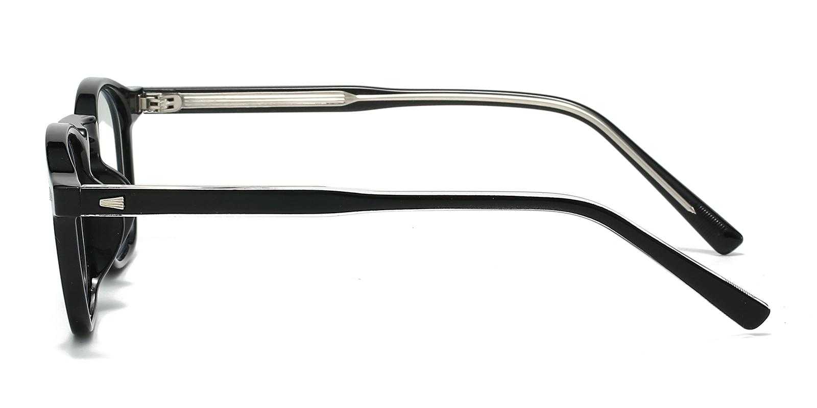 Topeka Black TR Eyeglasses , UniversalBridgeFit Frames from ABBE Glasses