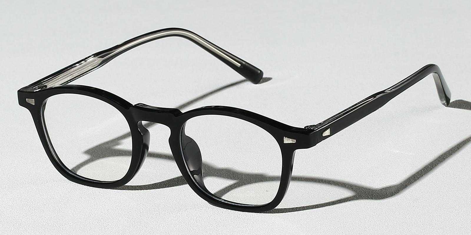 Topeka Black TR Eyeglasses , UniversalBridgeFit Frames from ABBE Glasses