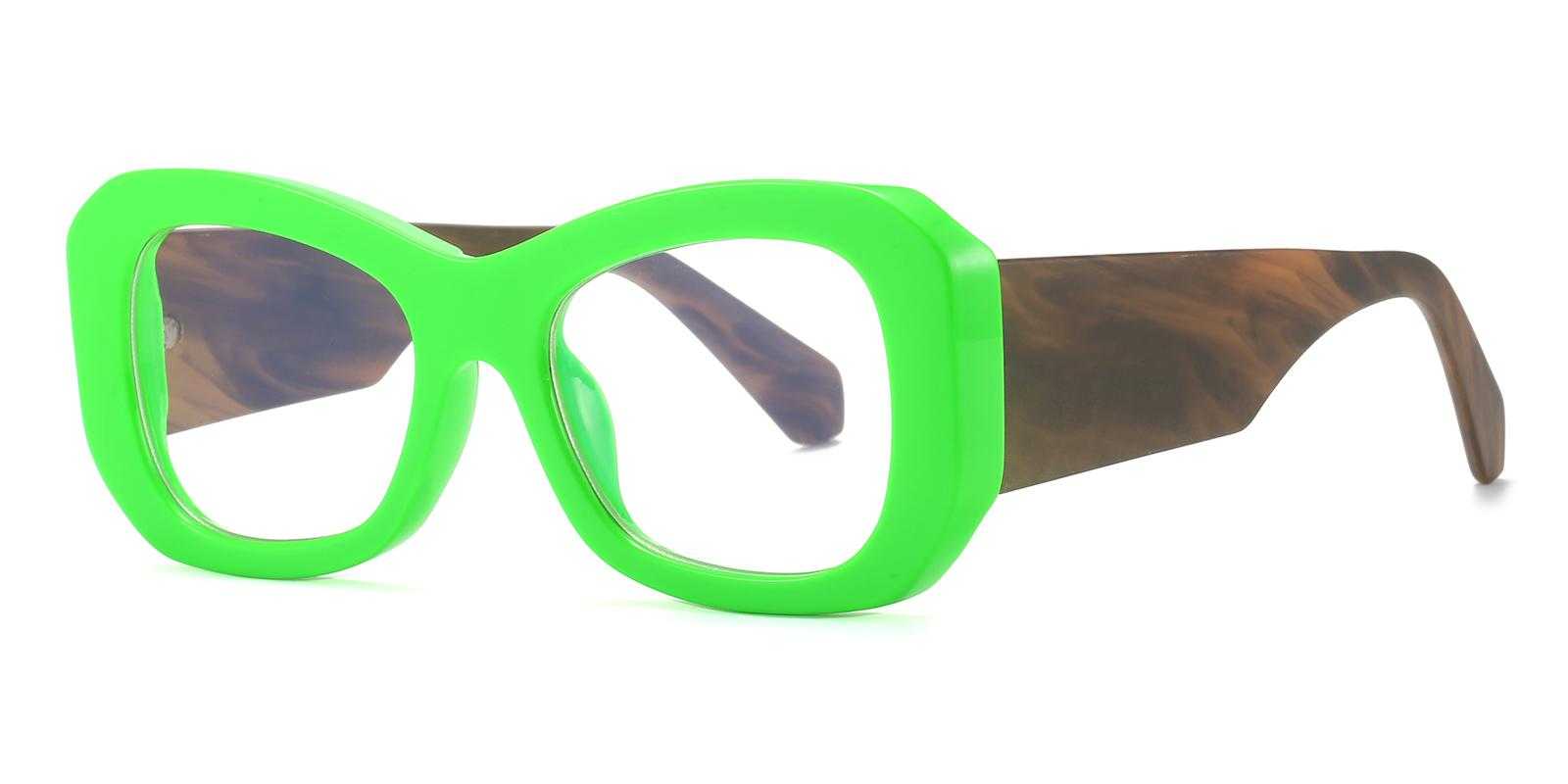 Stuart Green Plastic Eyeglasses , UniversalBridgeFit Frames from ABBE Glasses