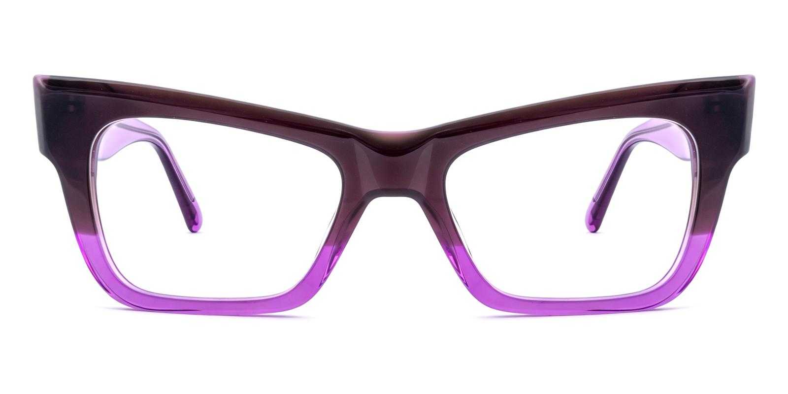 Kensee Purple Acetate Eyeglasses , UniversalBridgeFit Frames from ABBE Glasses