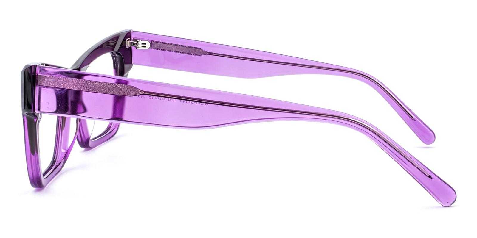 Kensee Purple Acetate Eyeglasses , UniversalBridgeFit Frames from ABBE Glasses