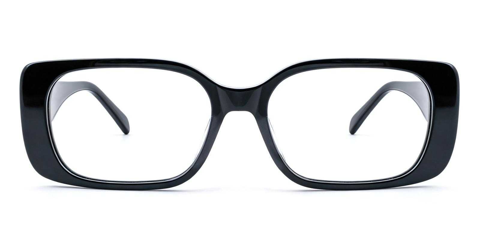 Annabel Black Acetate Eyeglasses , UniversalBridgeFit Frames from ABBE Glasses