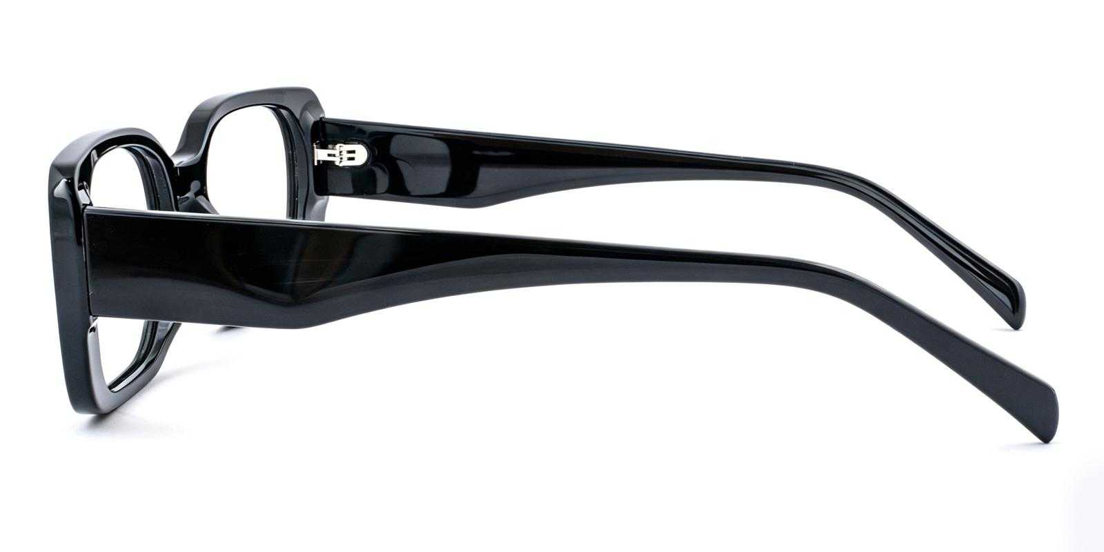 Annabel Black Acetate Eyeglasses , UniversalBridgeFit Frames from ABBE Glasses