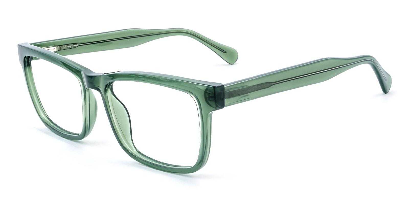 Delia Green Acetate Eyeglasses , SpringHinges , UniversalBridgeFit Frames from ABBE Glasses
