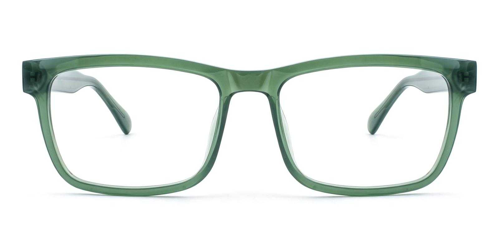 Delia Green Acetate Eyeglasses , SpringHinges , UniversalBridgeFit Frames from ABBE Glasses