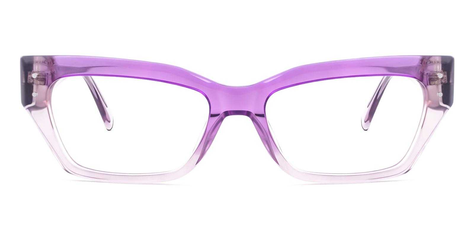 Elma Purple Acetate Eyeglasses , UniversalBridgeFit Frames from ABBE Glasses