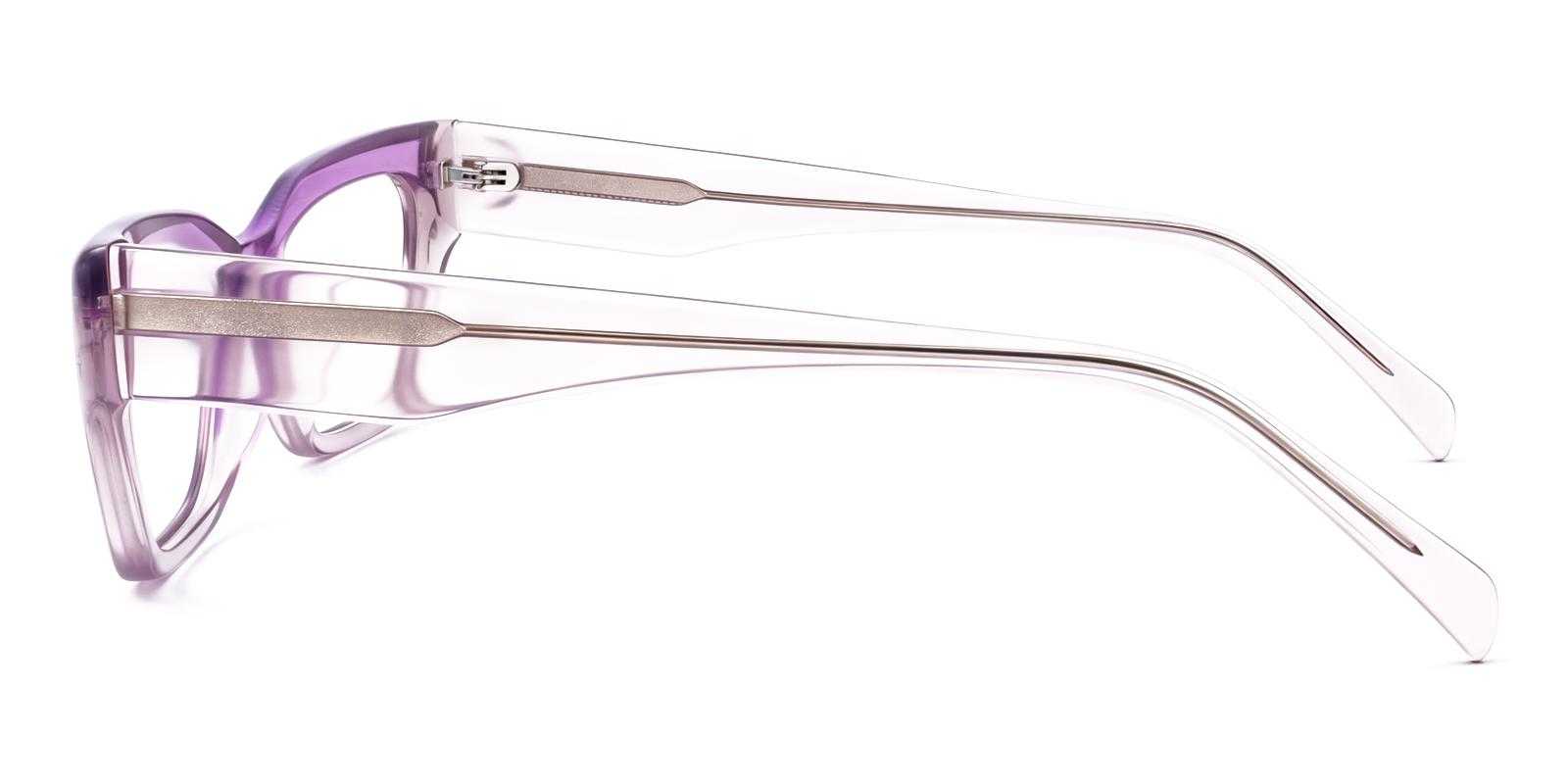 Elma Purple Acetate Eyeglasses , UniversalBridgeFit Frames from ABBE Glasses