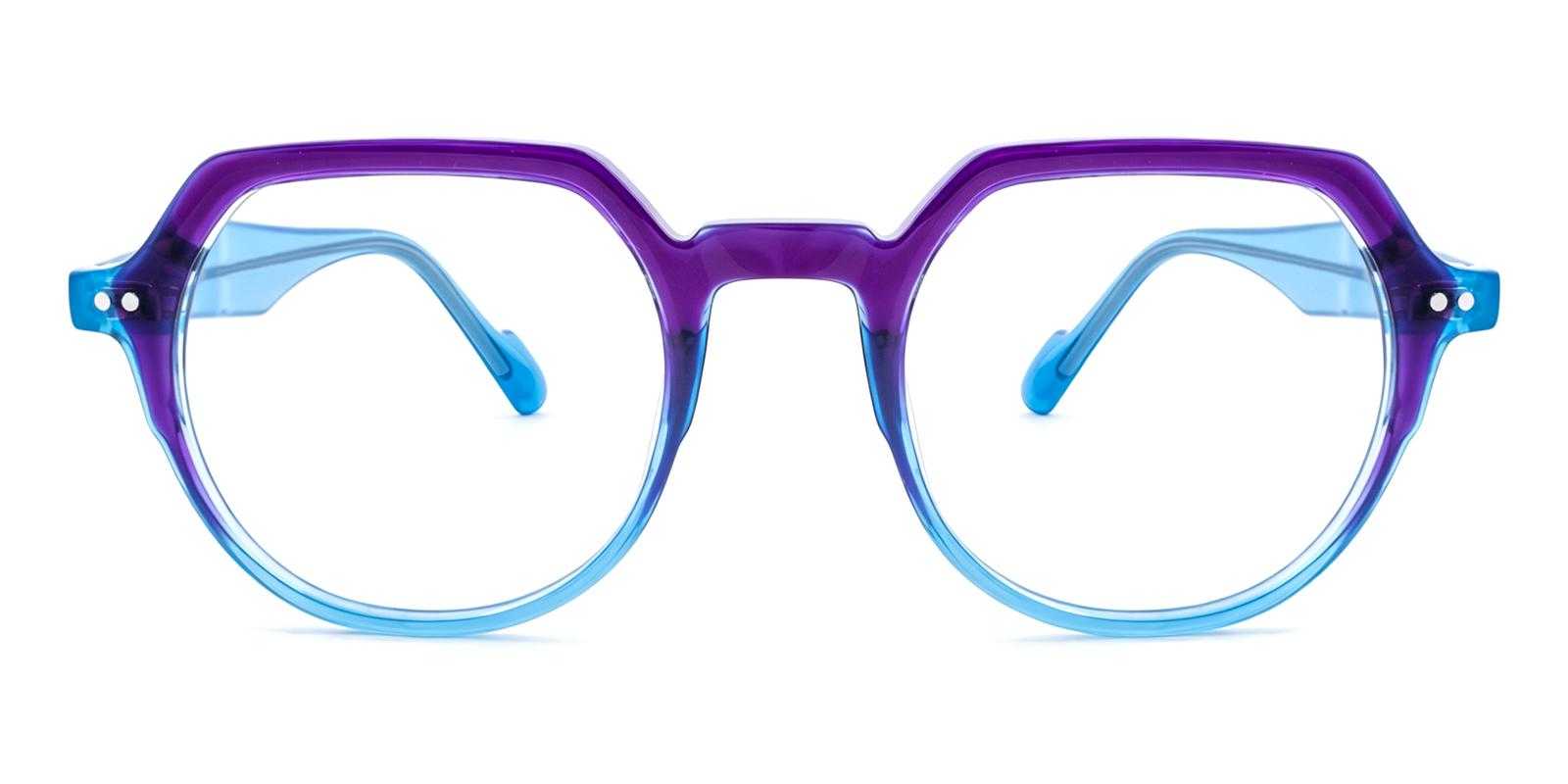 Bridget Blue Acetate Eyeglasses , UniversalBridgeFit Frames from ABBE Glasses