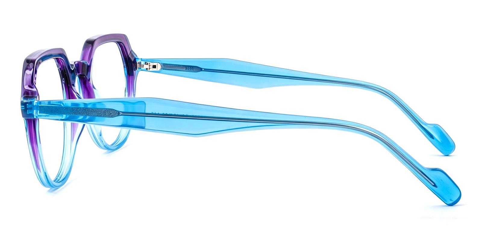 Bridget Blue Acetate Eyeglasses , UniversalBridgeFit Frames from ABBE Glasses