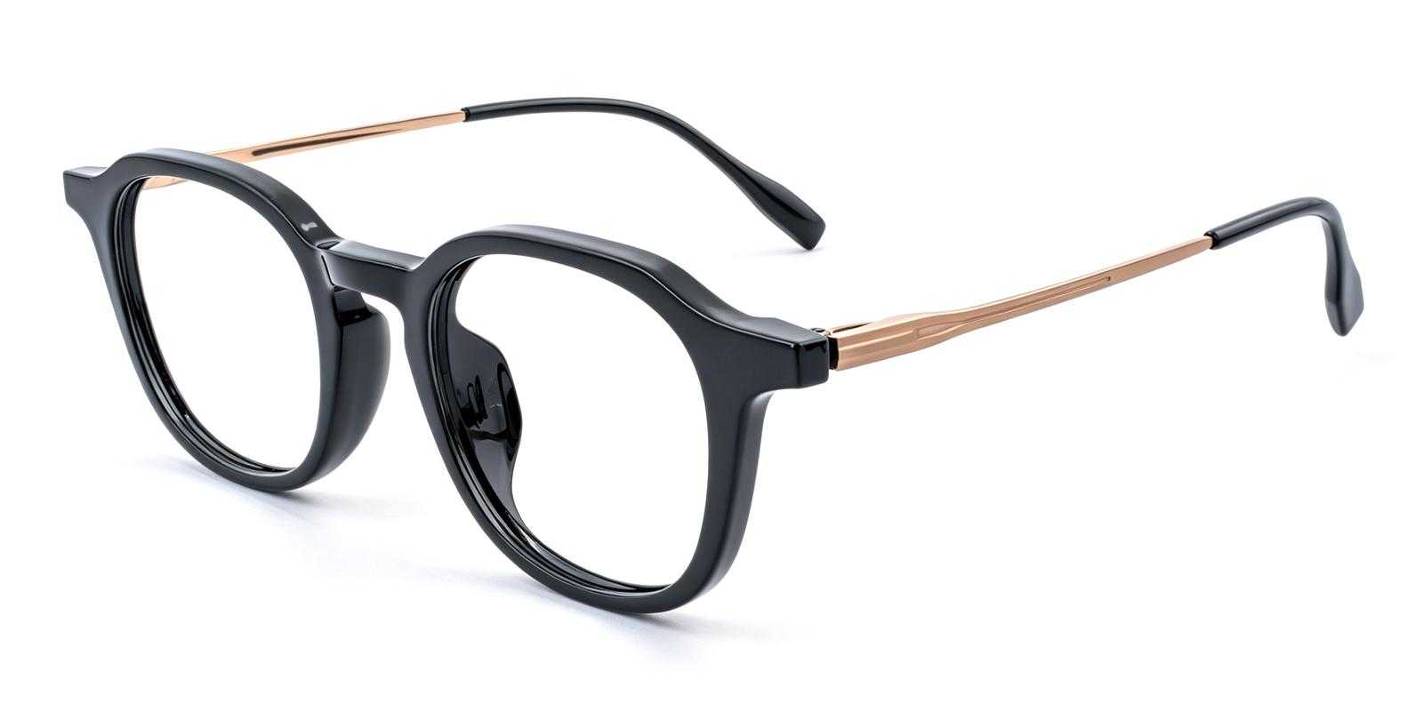 Murphy Black Titanium , TR Eyeglasses , UniversalBridgeFit Frames from ABBE Glasses