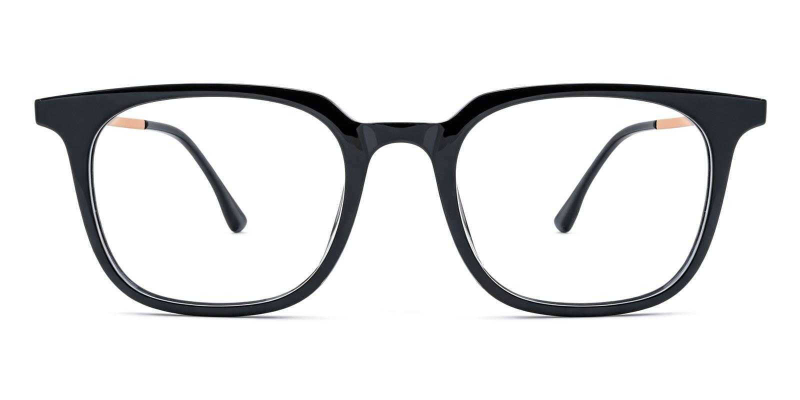 Ludington Black Titanium , TR Eyeglasses , UniversalBridgeFit Frames from ABBE Glasses