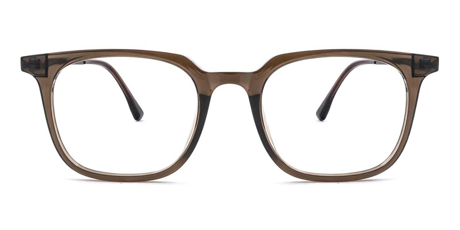 Ludington Brown Titanium , TR Eyeglasses , UniversalBridgeFit Frames from ABBE Glasses