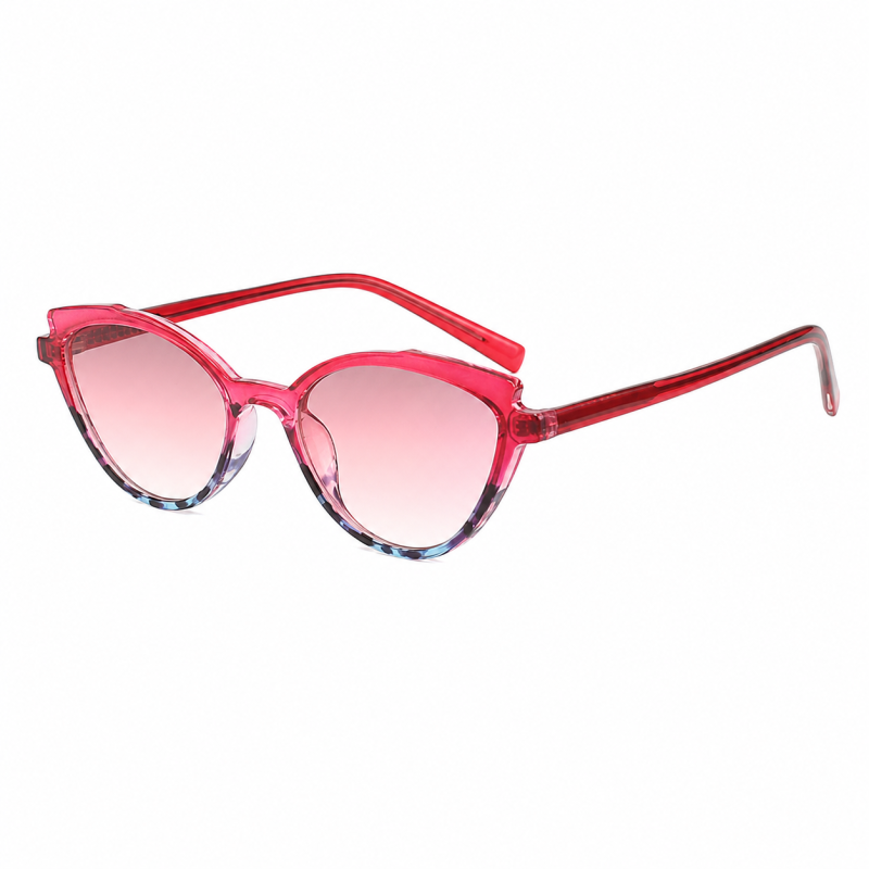 Lambert Red Plastic Sunglasses , UniversalBridgeFit Frames from ABBE Glasses